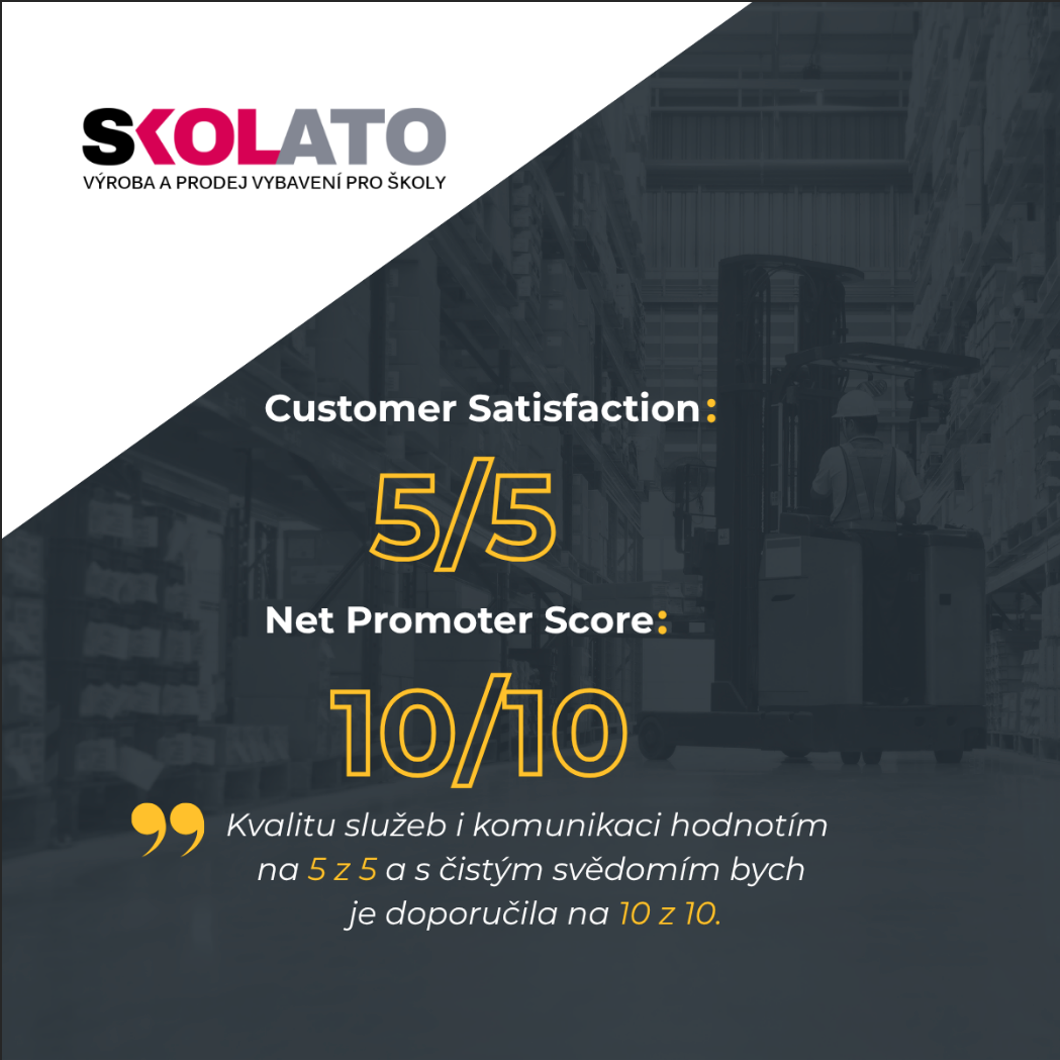 Hodnocení spolupráce od firmy SKOLATO